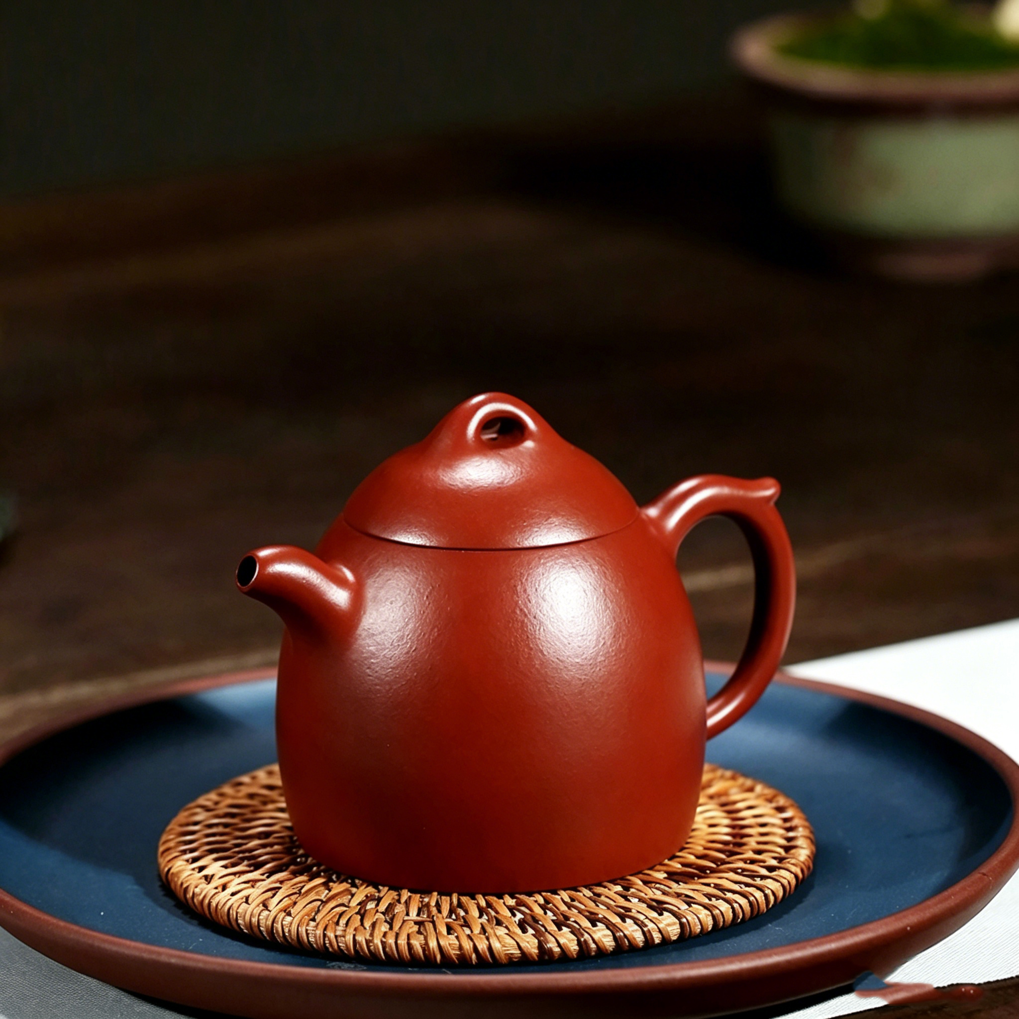 260cc Handmade Qin Quan Yixing Zisha Teapot-DA HONG PAO QIN QUAN